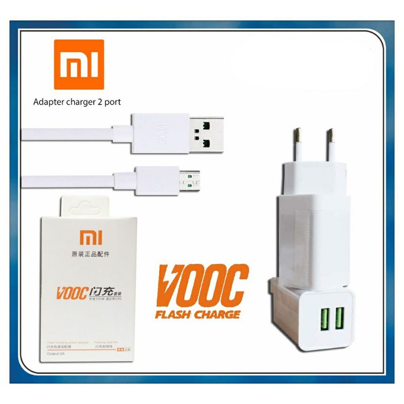 CHARGER VOOC 2PORT MI