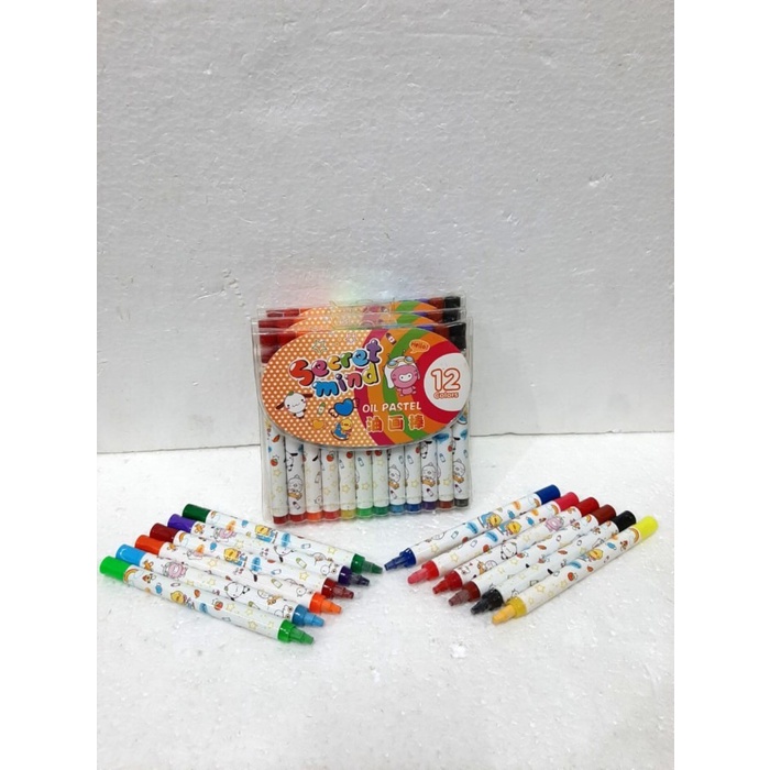 

Hemat Crayon Putar (Twist Crayon)12 Warna/Oil Pastel Putar 12 Warna/1212 Bergaransi