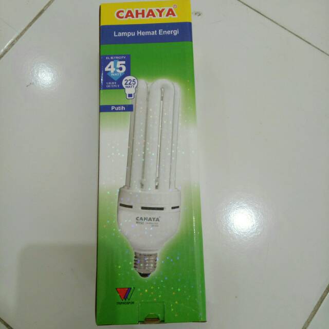 Lampu PLC Jari 4u Cahaya 45 Watt Bohlam Neon 45w Pasar Malam Pecel Lele