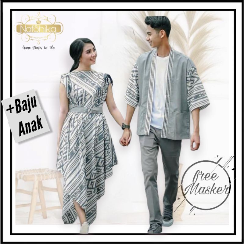 Tenun Couple - Baju Tenun Couple, Couple Etnik Prewedding, Kimono dan Dress Tenun Etnik Troso Jepara