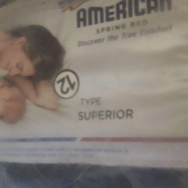 [american Pillo] Kasur Springbed American Tipe Superior Bonus Bantal/guling