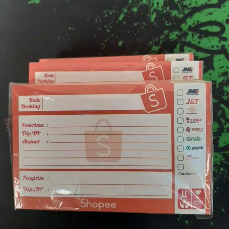 

stiker/sticker label pengiriman online shop 1 pack isi 100 lembar