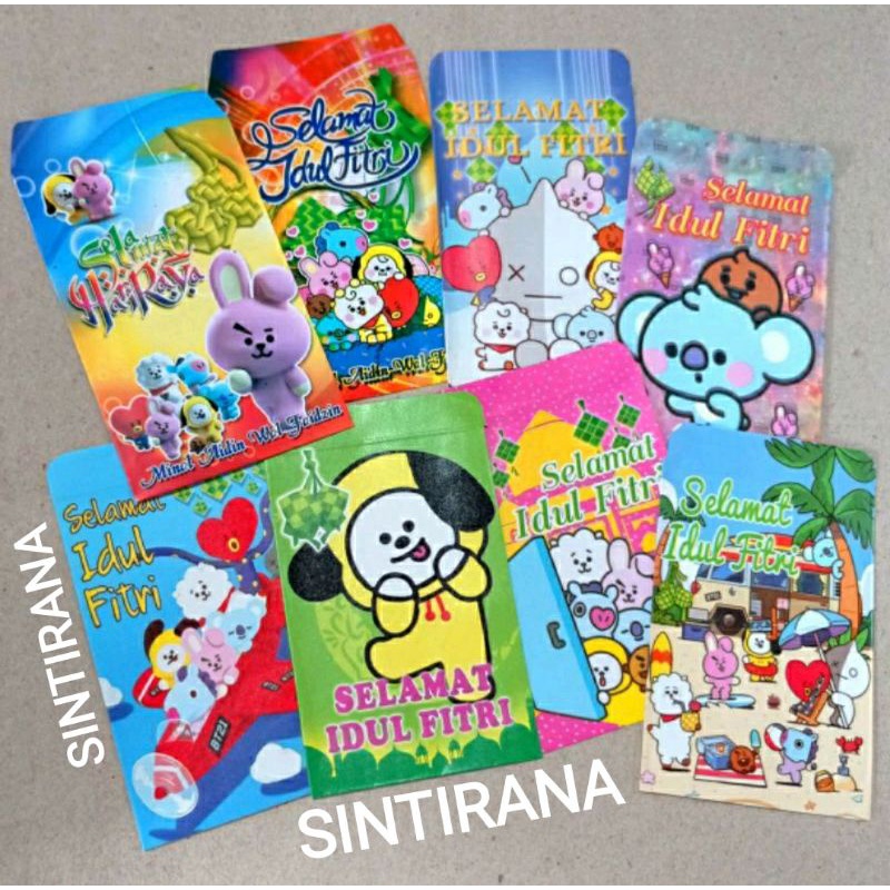 

Ampau Amplop Lebaran BTS BT21 ECER Satuan MURAH