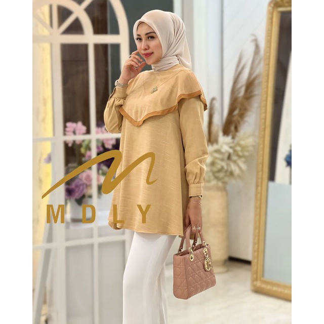 Kemeja Atasan Wanita Terbaru Zalina Blouse by Mdly