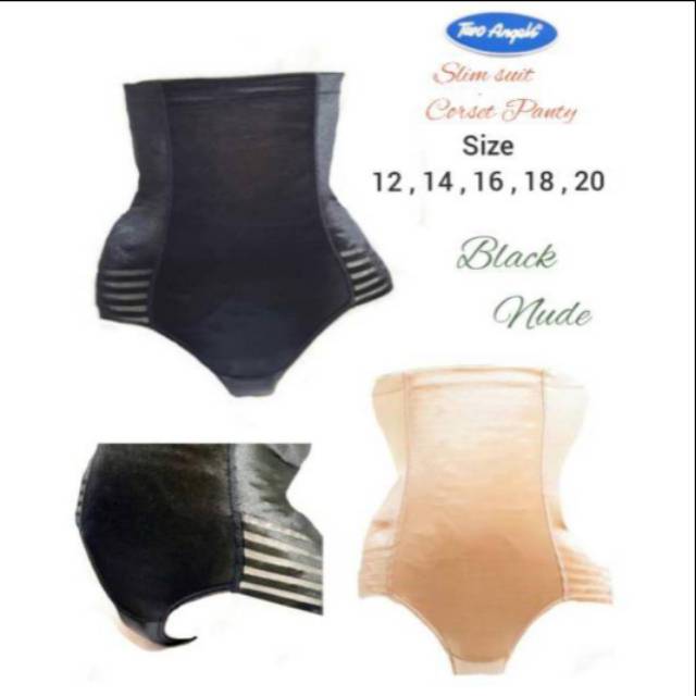 Korset Melahirkan  Two Angels Hot Korset Tubuh Pinggang Corset Wanita Shapewear Korset Stagen. SY290 S1