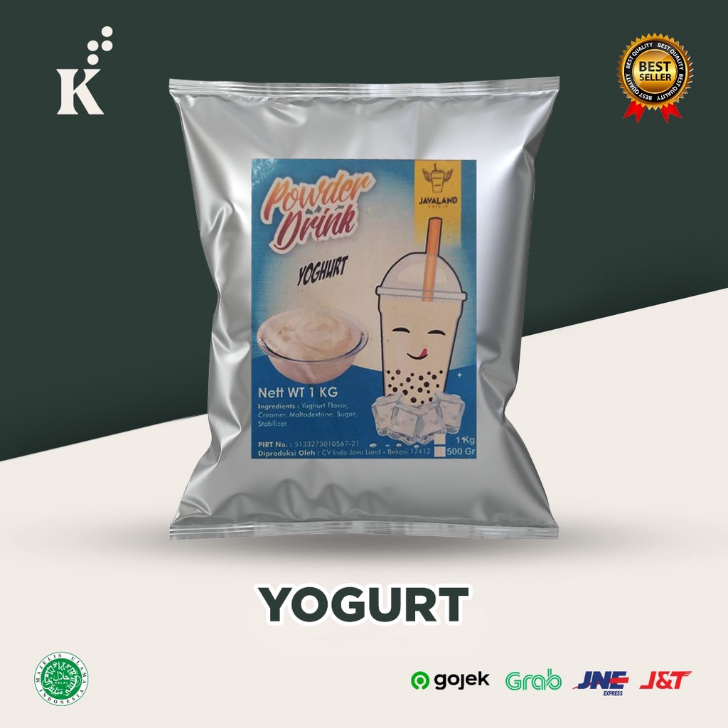 Bubuk Minuman Bubble Powder Drink rasa Youghurt ORIGINAL Javaland 1kg