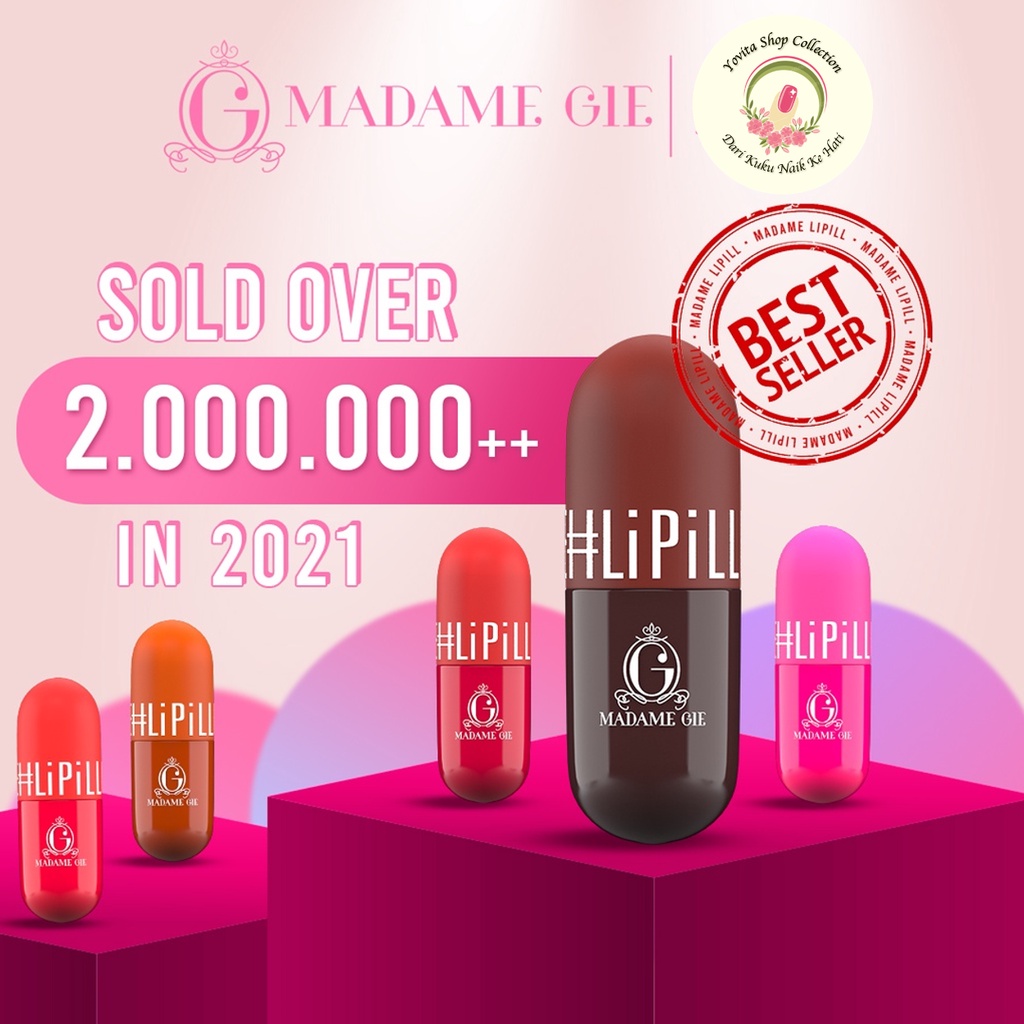 Liptint Madame Gie Madame LiPill | Liptint Serum Plumper Make Up