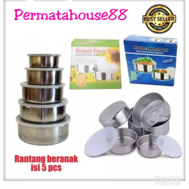Rantang Beranak Stainles / Rantang susun 5