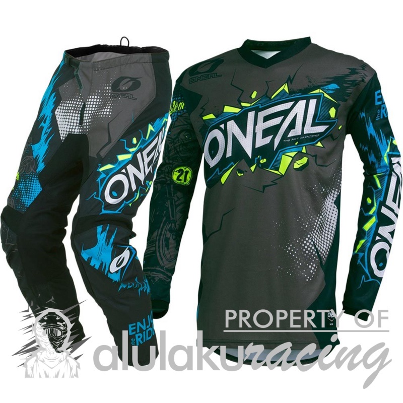 Jersey with Pants Trail Motocross MX with Custom Name &amp; Number - ON002