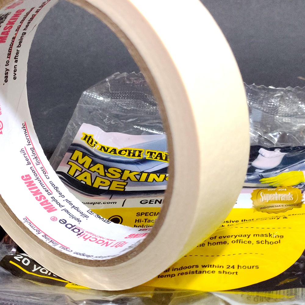 LAKBAN KERTAS 1 INCH 21 METER / MASKING TAPE