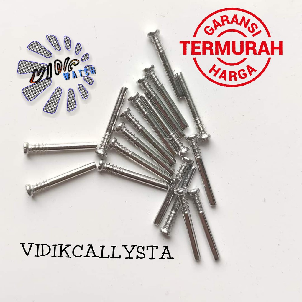 BAUT STRAP Pen pin Springbar pen paku Tali Jam Sport Besi Pengunci