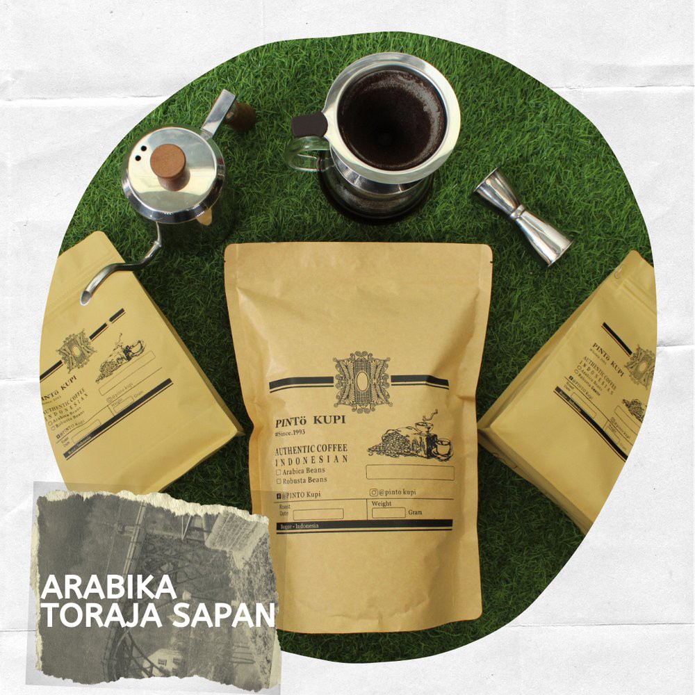 

Kopi Arabika Toraja Sapan 500 gram Bagus