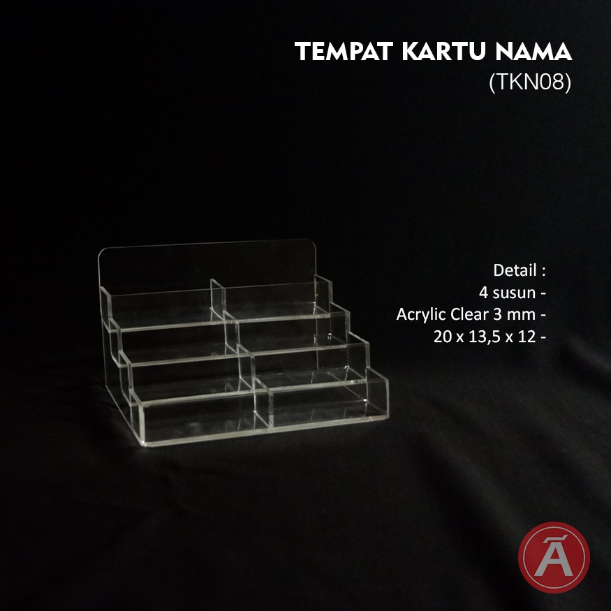 

Acrylic Tempat Kartu Nama TKN08 - 8 Slot Akrilik