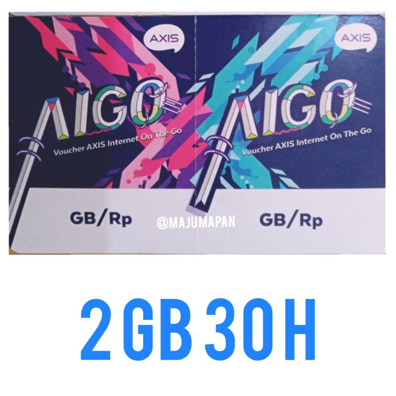 VOUCHER PAKET DATA AXIS AIGO 6GB 30H