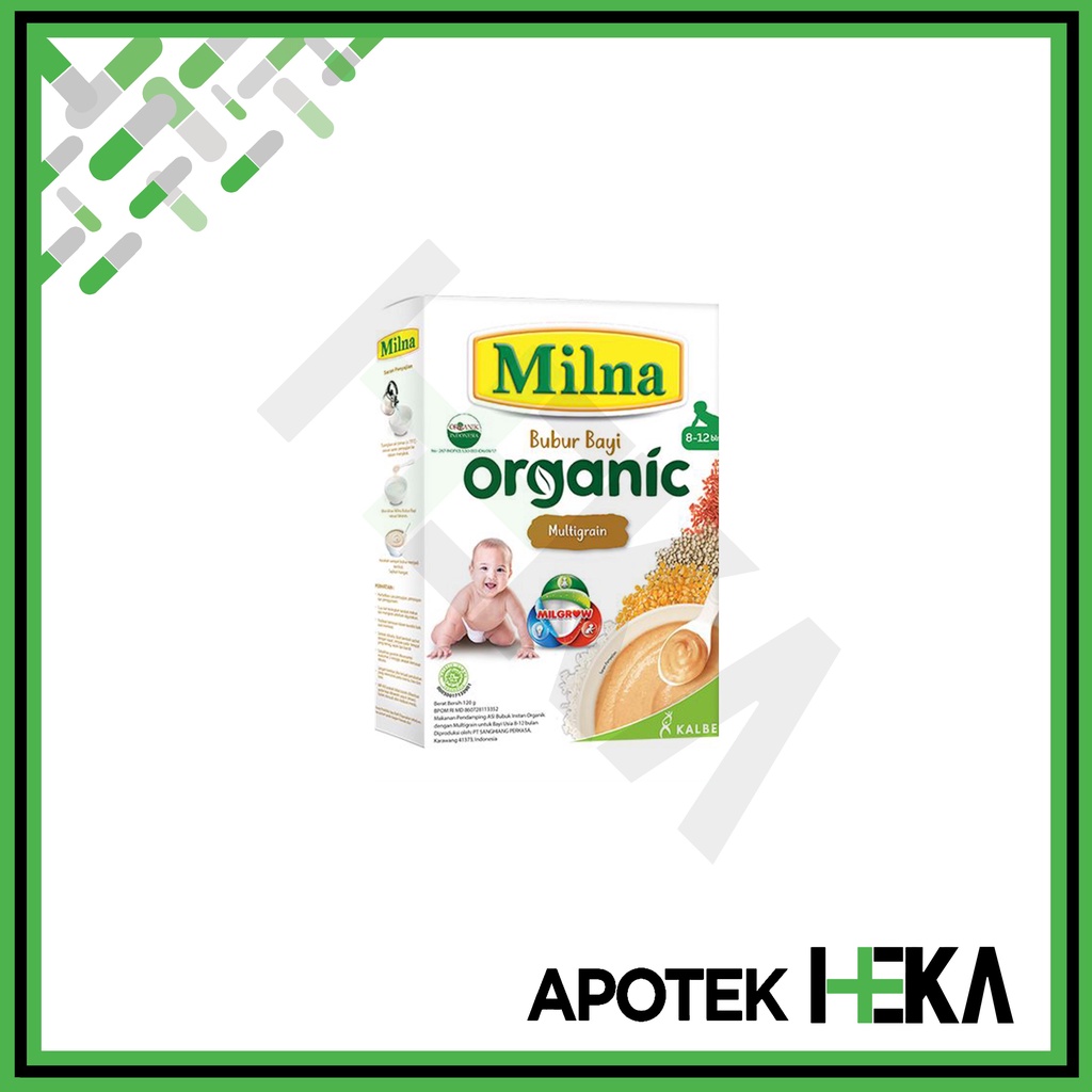 Milna Bubur Bayi Organic 6+/8+ - Bubur Organik 6 Bulan 8 Bulan (SEMARANG)