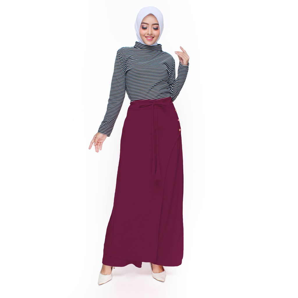 Rok Celana Panjang Muslim Wanita Model Terbaru - XSHOP Rocela