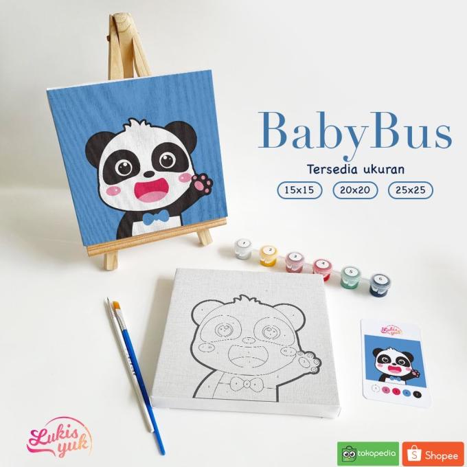 

Paint by Numbers Kit For Kids - BabyBus - Painting Kit - by LukisYuk