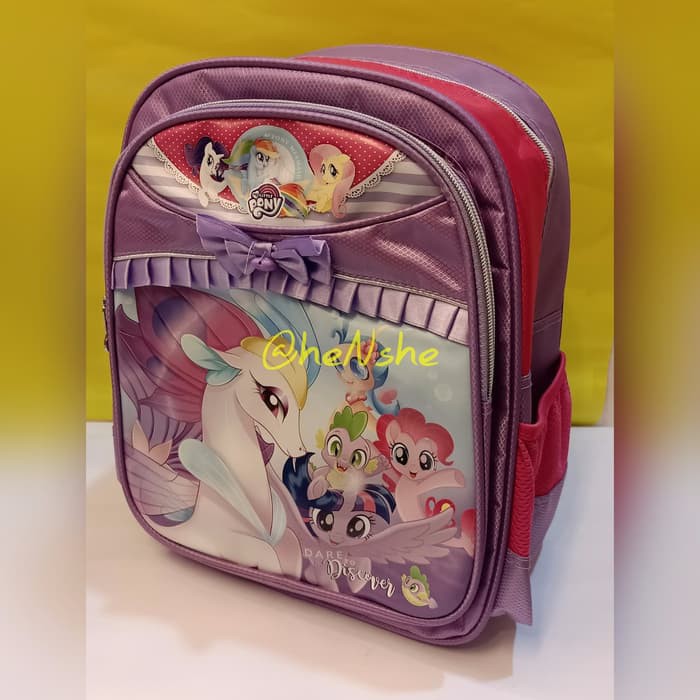 TAS RANSEL/BACKPACK SEKOLAH ANAK IMPORT LITTLE PONY