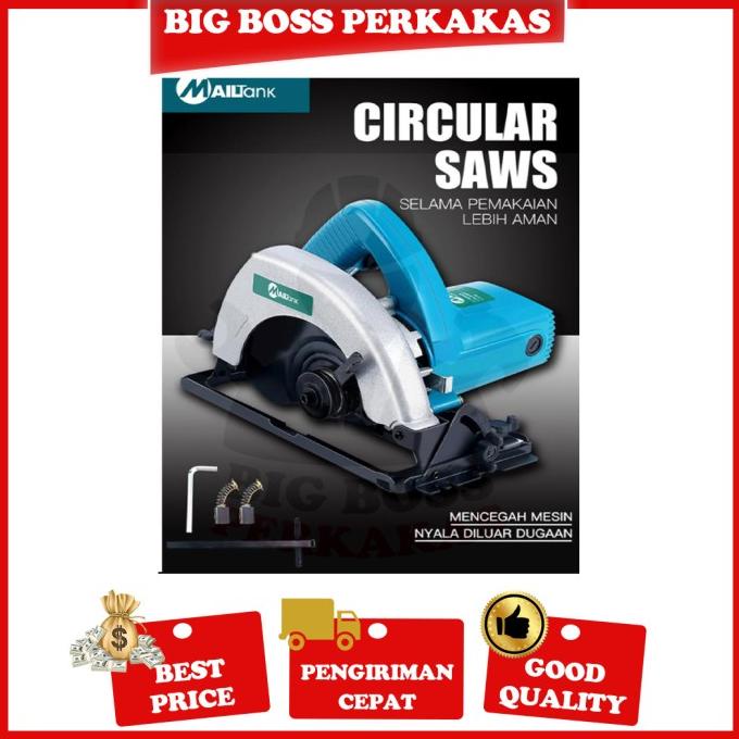 Mesin Pemotong Kayu/ Gergaji Kayu Listrik Circular Saw MAILTANK SH-51