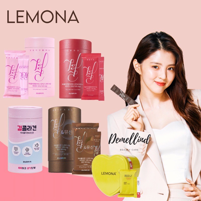 🇰🇷 Gyeol 2 Nano Collagen Powder + Vitamin C Lemona Probiotic Mucin Beauty ECER