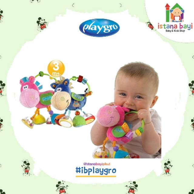 Playgro Clip Clop Activity Rattle - Mainan Bayi