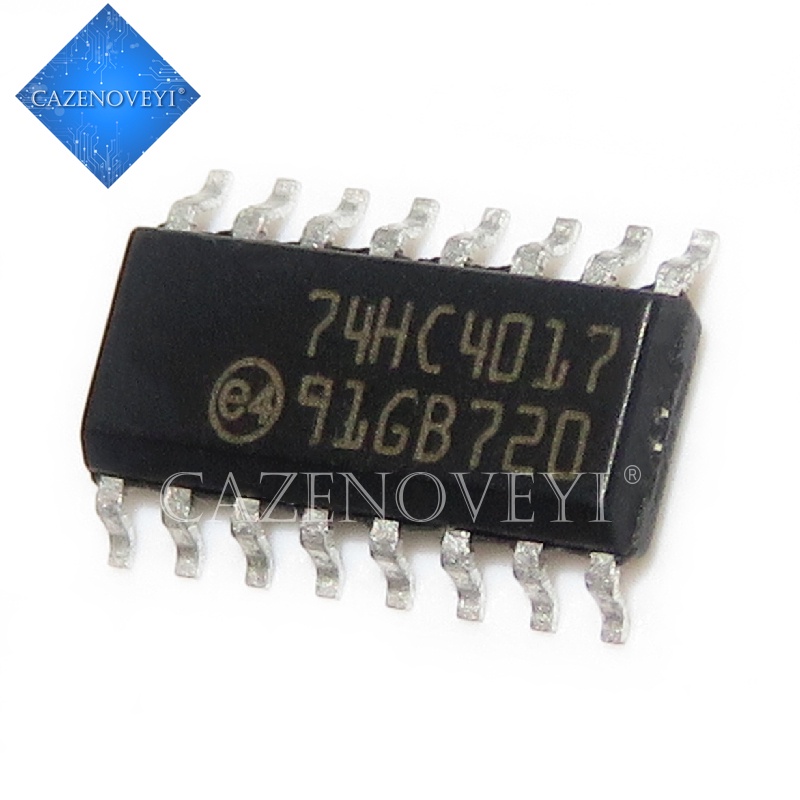 10pcs Ic 74hc4017d 74hc4017 Sop-16 Sop16