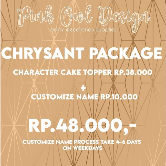 

[BISA COD] Chrysant Package