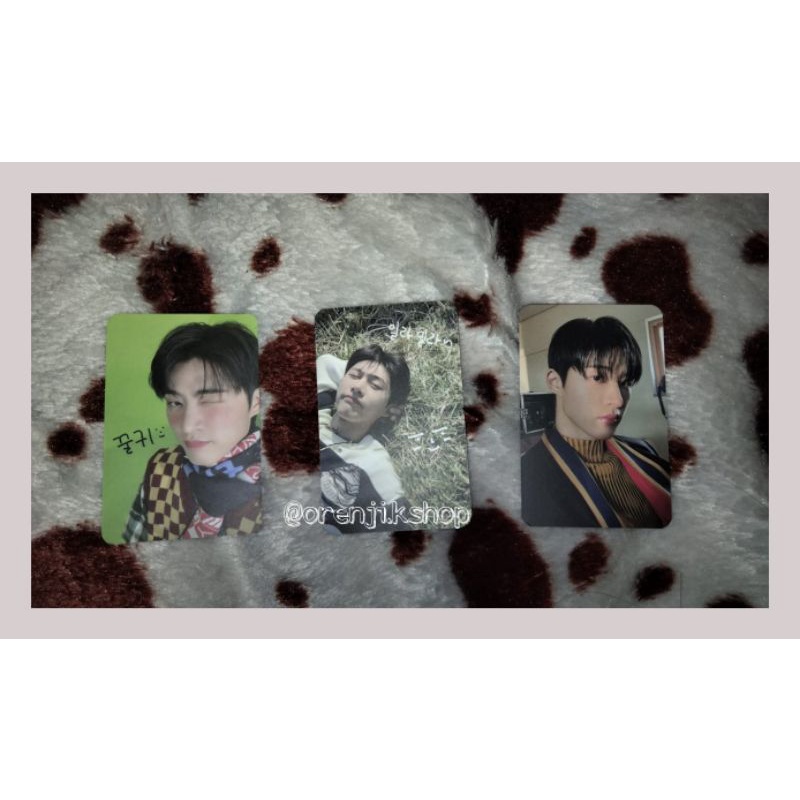 B.I Hanbin Waterfall Album PC Photocard Only Rebahan Nature