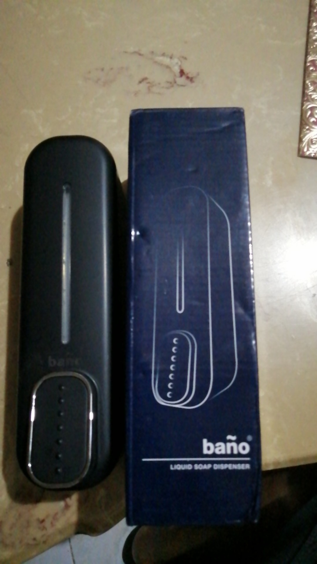 Dispenser Sabun Sampoo Cair Bano Single Black Bsd-591 Blk-s Mdl Inno Mgj