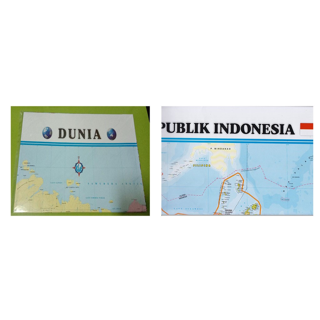 Peta lipat Negara Kesatuan Republik Indonesia Peta Lipat Dunia Peta Indonesia Peta Besar