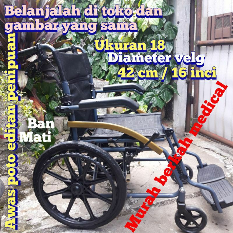 Ban mati ukuran  18  diameter velg  41 cm  dan  42 cm  ban kursi roda  harga super murah