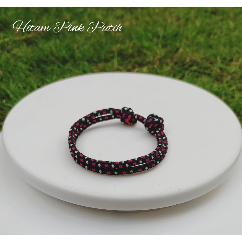 (1Gross) Gelang Simple 3mm Motif Belang Isi 144pcs