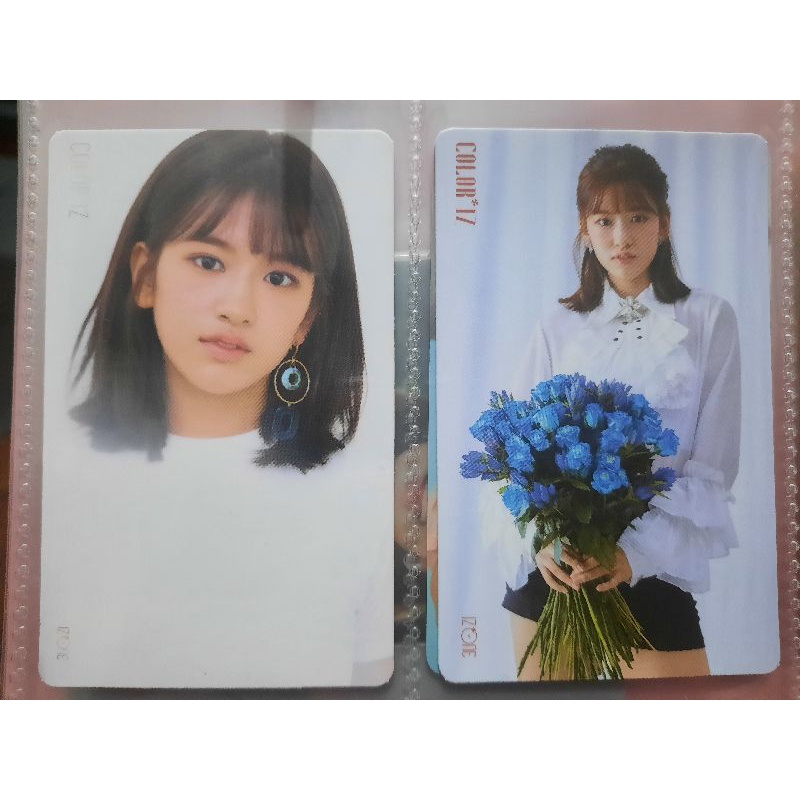 Photocard PC Kihno Coloriz Rose Yujin Yena Yuri IZONE