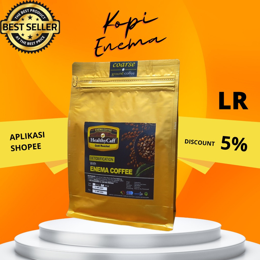 KOPI ENEMA LIGHT ROAST untuk Detox Usus Besar Detoksifikasi Liver