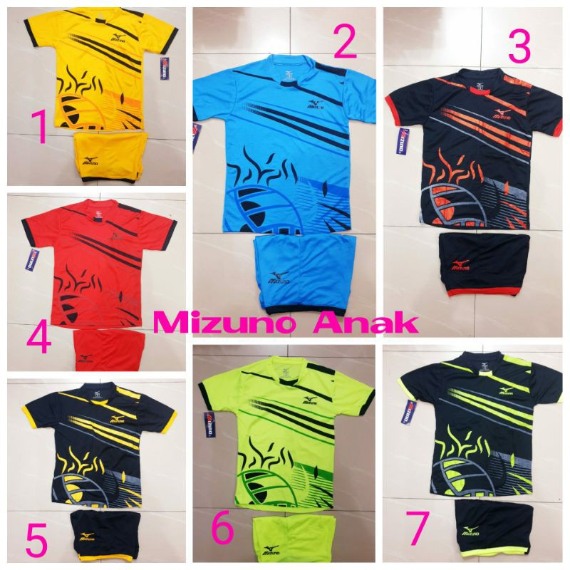 Setelan Baju Voli Mizuno Anak Junior 2