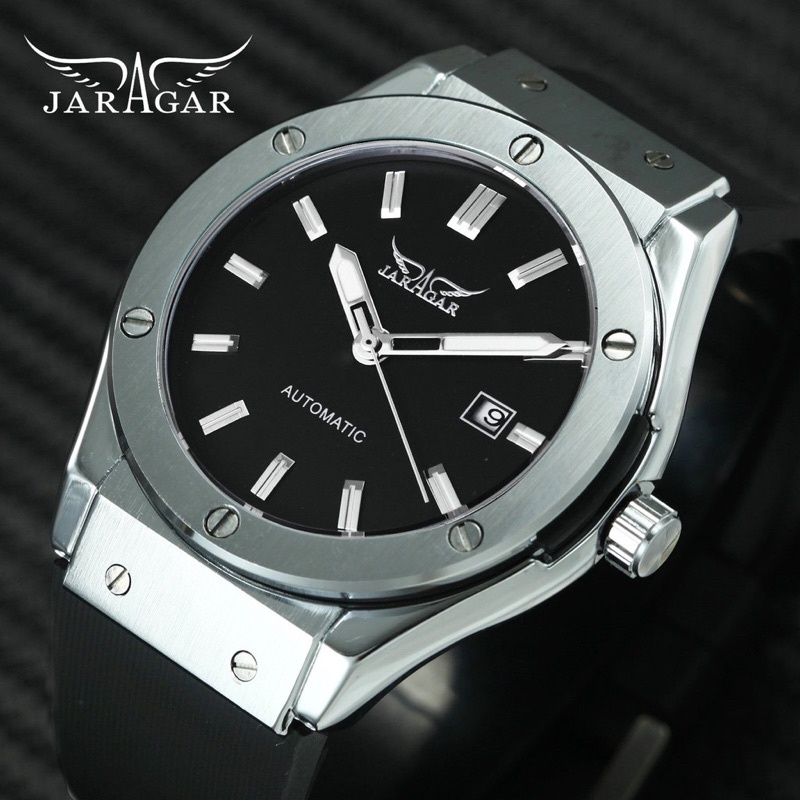 Jam Tangan Mekanik Atomatic Forsining Jaragar Sporty Mewah Bigbang Luxury