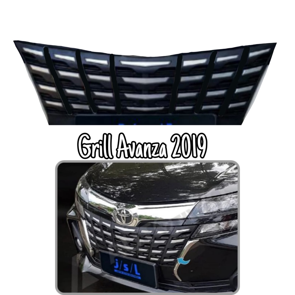 Grill Depan Mobil Avanza 2019 Model Alphard list Chrome