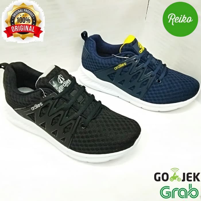 reiko Bayar Ditempat promo Ardiles ELBA Sepatu Sneakers Casual Running Pria Cowok Men ORIGINAL