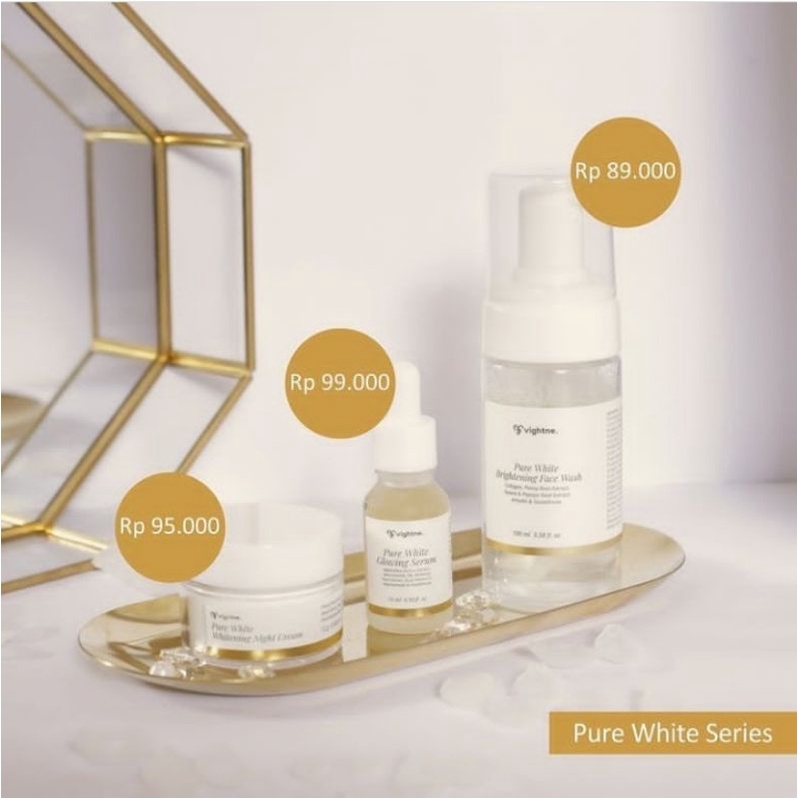 PURE WHITE SERIES VAVL FREE POUCH + CERMIN VAVL