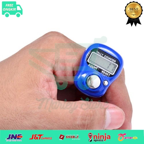 tasbih digital led model cincin cantik mini premium