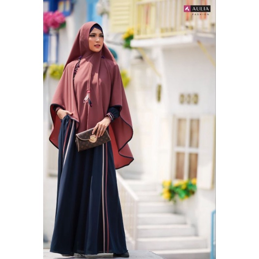 SET GAMIS TERBARU FAZILA DRAK DENIM BY AULIA FASHION JILBAB INSTAN BUSUI FRIENDLY WUDHU FRIENDLY SAK