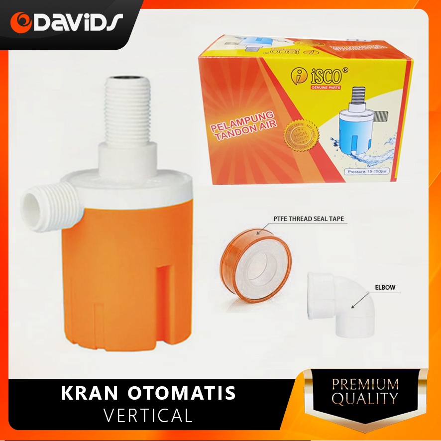 Kran Otomatis Bak Mandi 1/2 3/4 Sensor Keran Tandon Air Pelampung Toren