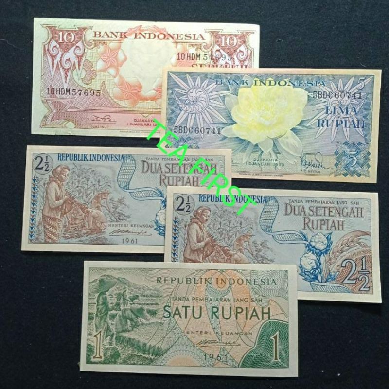 (TP-162) Uang kuno uang mahar paket mahar 21 rupiah Premium