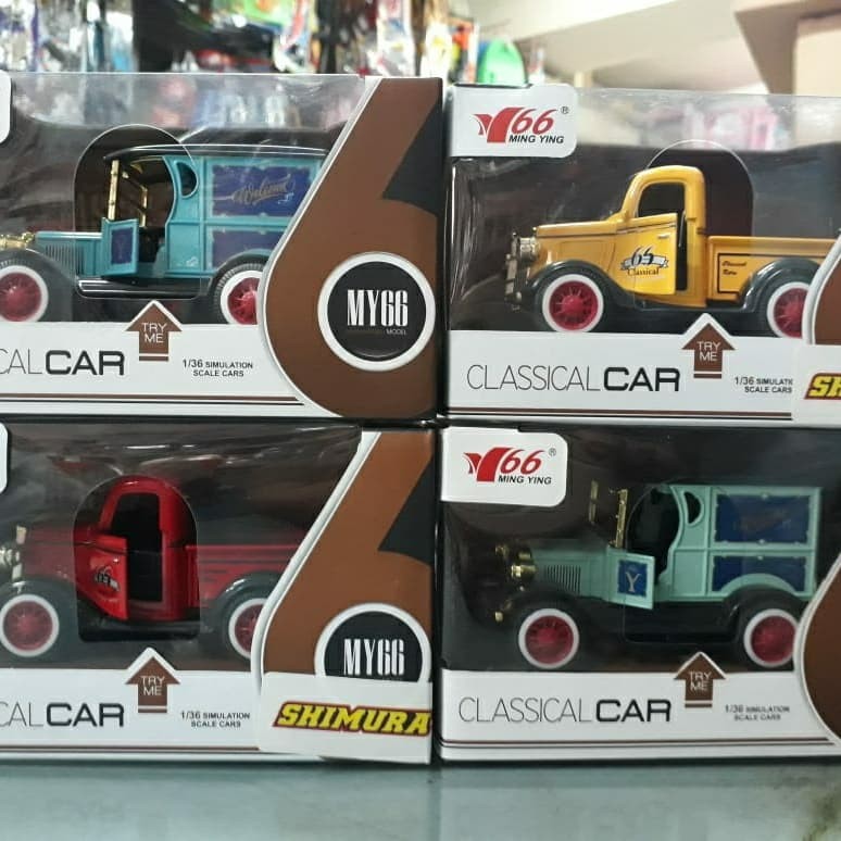 DIecast Mobil Klasik Ford - Miniatur Mobil Antik