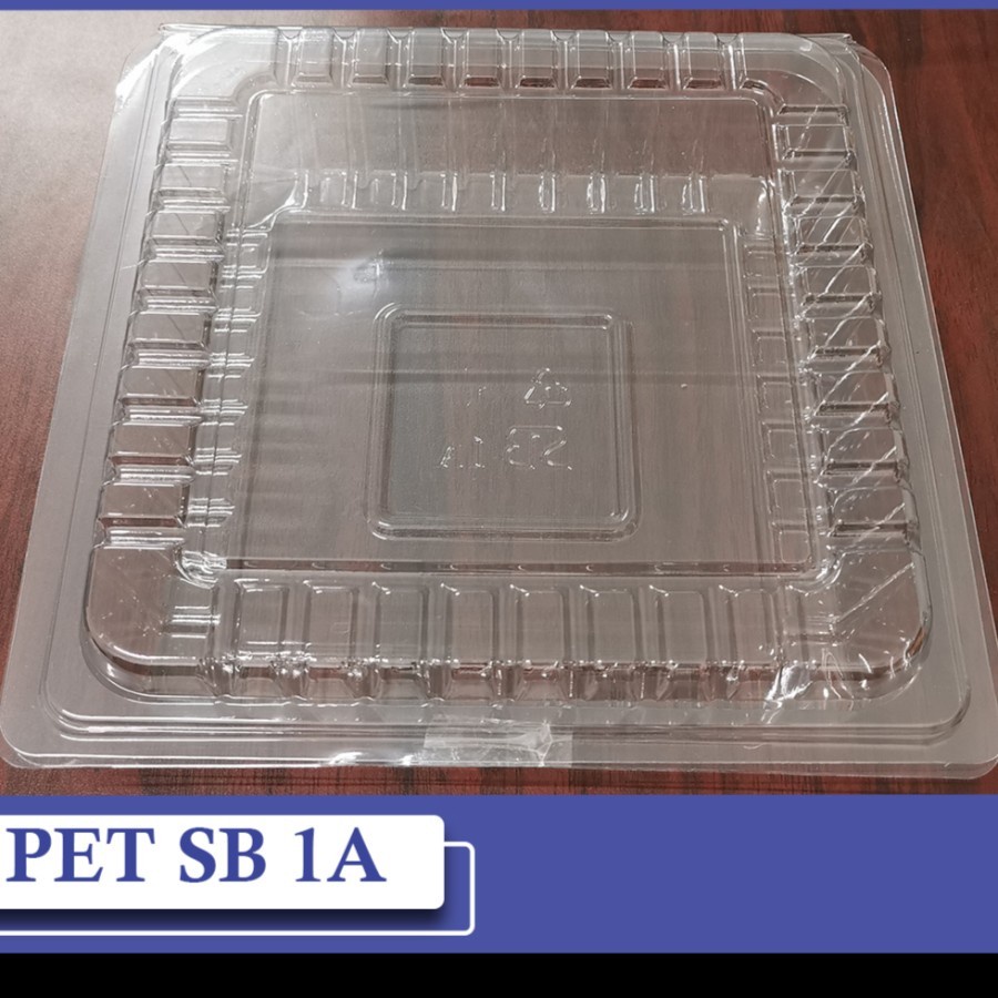 KOTAK PLASTIK MIKA MIKA PLASTIC TEMPAT MAKAN KOTAK MIKA BENING SB 1A