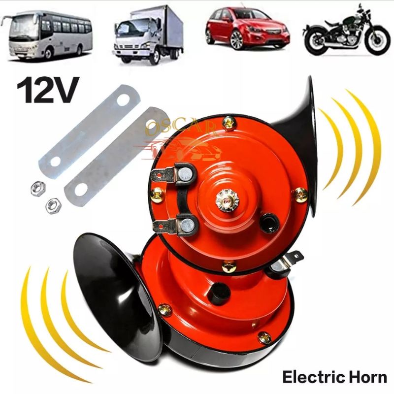 Klakson Keong Singel 12V Dan 24V Untuk Mobil Motor Truck Dan Bus Suara Sperti Hella Dan Denso