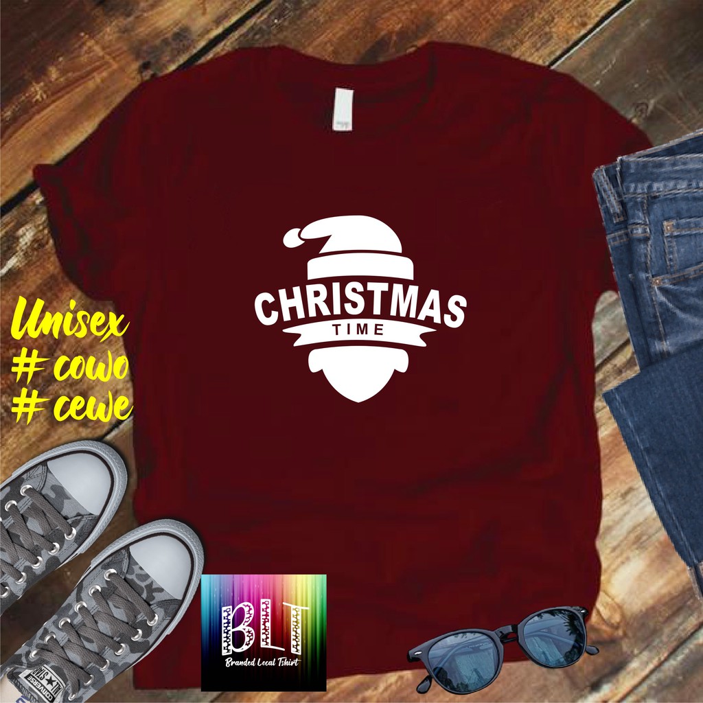 BAYAR DITEMPAT- KAOS NATAL  TIME/ DEWASA DAN ANAK2/KAOS CHRISTMAS / CHRISTMAS VIBES / KAOS PRIA / KAOS WANITA / KAOS KEREN / KAOS KEKINI-KINIAN /KAOS MURAH / KAOS KATUN 30S / KAOS UNIK / BISA REQUEST NAMA/KAOS NATAL 2021/BAJU NATAL 2021