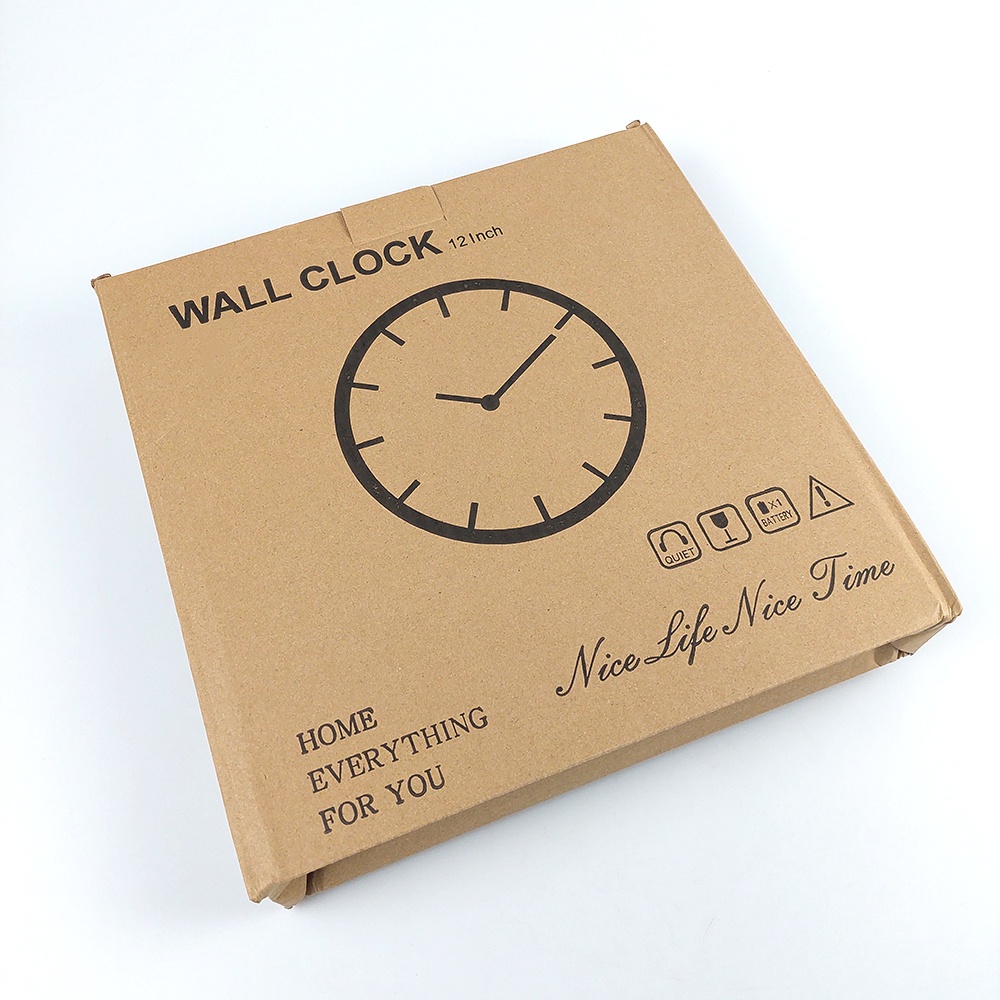 Jam Dinding Bulat Quartz Creative Design 30cm Model Eropa