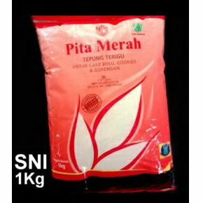 

Tepung Terigu Pita Merah Lencana merah Tulip 1 kg