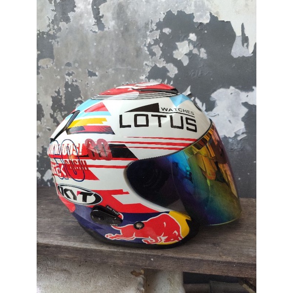 Helm KYT kyoto Repaint motif Shoei